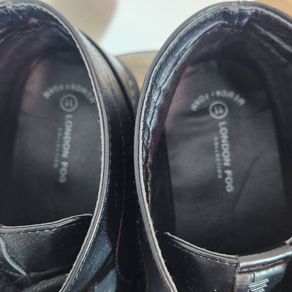 London Fog Black Lace-Up Chukka Boots Size 11 London Fog Blackburn Boots - Picture 5 of 9